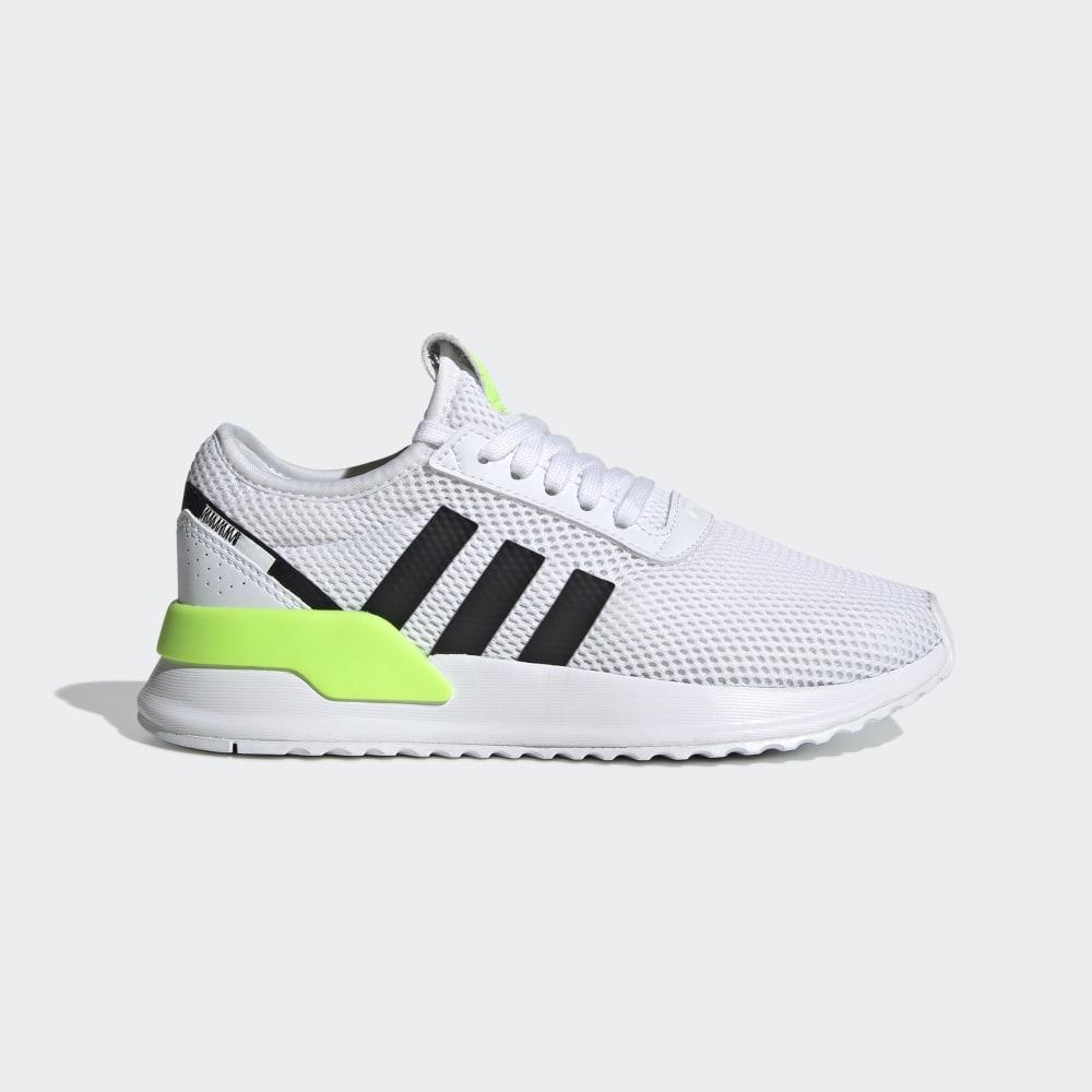 Adidas Boys' U_Path X Originals Shoes White/Black/Green Ireland EG3456